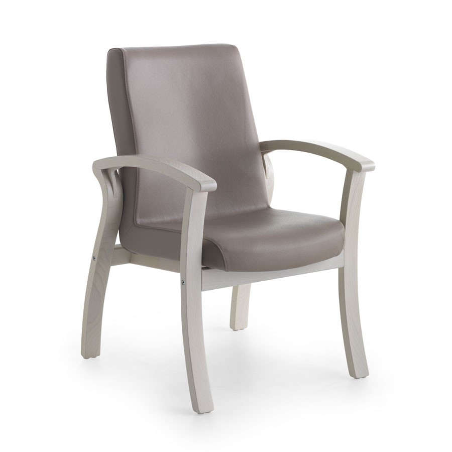 Silver Age 06 FIX, Lavable sillón, asiento ancho, para el hogar de ancianos