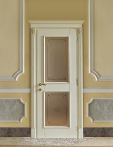 Art. 49601 Puccini, Puerta con cristal, de estilo clsico, para hoteles de lujo