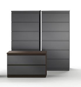 Base, C�moda alta con frentes lacados