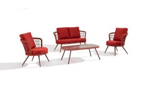 Art. 1834 Maratea Sofa, Juego al aire libre con sof, sillones y mesa de caf