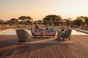 BILBAO SET, Sof�s y sillones tejidos para espacios exteriores elegantes