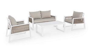 Captiva set, Conjunto exterior aluminio blanco