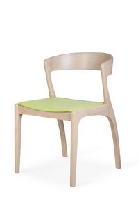 Greta, Cmoda silla de madera con un diseo moderno y sinuoso