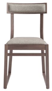 SE 439, Silla de madera con asiento tapizado