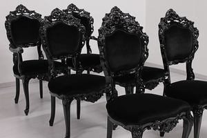 Venezia silla, Ctedra nuevo estilo barroco para el comedor