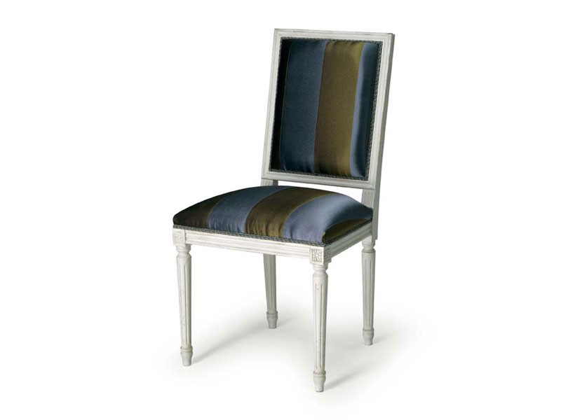 Art.102 chair, Silla con el acolchado para los comedores, estilo Luis XVI