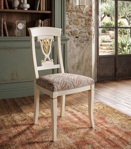 Art. 1462V2/S, Silla de estilo cl�sico, con respaldo tallado.