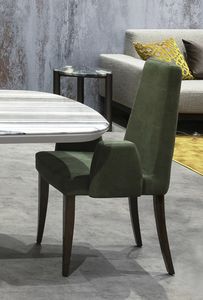 Electra silla con reposabrazos, Silla de comedor con reposabrazos