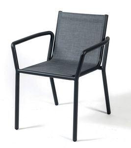 LIMA PT, Silla con reposabrazos para exterior, apilable