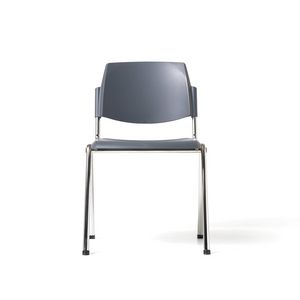 New Bonn plastic, Reunión silla de la sala, en metal y polipropiilene, apilable