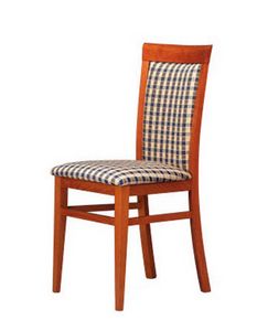 312, Acolchada silla de madera, simple y fuerte, para bares