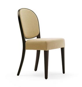 Perla 1, Elegante silla de madera con formas suaves