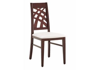 SE 490 / D, Silla, lineal, en madera, para estancias comedor