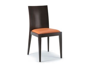 1030, Cena de la silla con asiento tapizado, de madera de haya