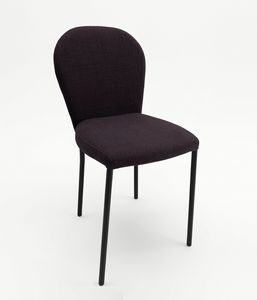 Alice low, Silla met�lica acolchada, con tapizado personalizable.