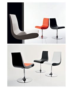 Futura 483, Las sillas con estructura de metal bar de centro moderna