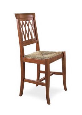SE 157, Robusta silla de comedor, de madera, de estilo rústico