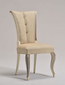 VANNA silla 8644S, Silla de comedor, de estilo antiguo, acolchados, para saln