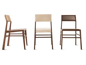 Aruba silla, Silla Minimal, en madera, asiento y respaldo personalizable