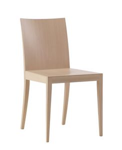 Ecoes sedia legno, Silla de madera maciza, robusto y ligero