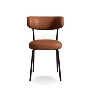 Bold Soul, Silla de metal, con acolchado de fuego de fuego