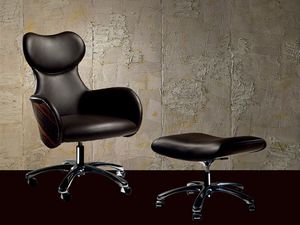 PO33 Cartesio sillón, Sillón ajustable con una forma elegante para la oficina