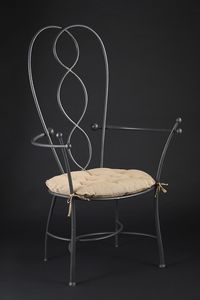 HEART HF2022CH, Silla de jardín en acero inoxidable