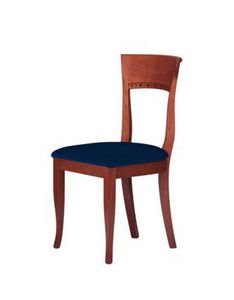 C17, Simple silla de madera maciza, para entornos de contrato