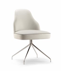 CHICAGO SIDE CHAIR 015 S Z, Silla moderna con base de araa