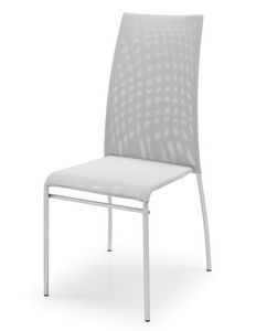 SE 362 / ALTO, Sillas en metal pintado, asiento y respaldo en plstico, varios colores