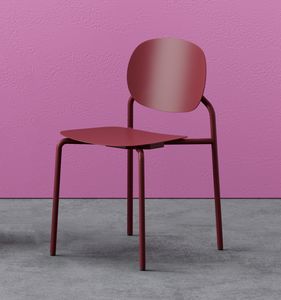 Olli, Silla al aire libre apilable, en acero
