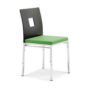 1578, Metal y silla de madera, con relleno verde