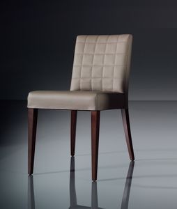 ART. 221 FLORANCE, Silla suave para la moderna sala de estar, en piel