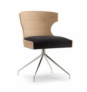 XIE SIDE CHAIR 052 S Z, Silla con base de araa