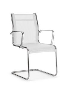 Aalborg Air 03, Silla ejecutiva de oficina para clientes, respaldo de malla