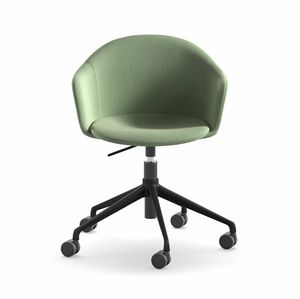 Mni Armshell fabric HO, Silln home-office con base regulable en altura