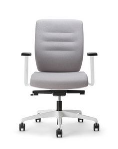Ava White 02, Silla operativa de oficina acolchada
