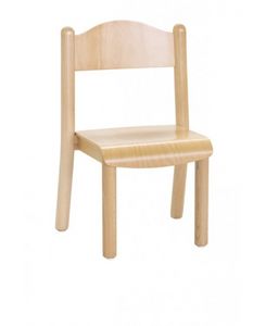 CIAO, Apilamiento pequeñas sillas, en madera de colores, para el jardín de infantes