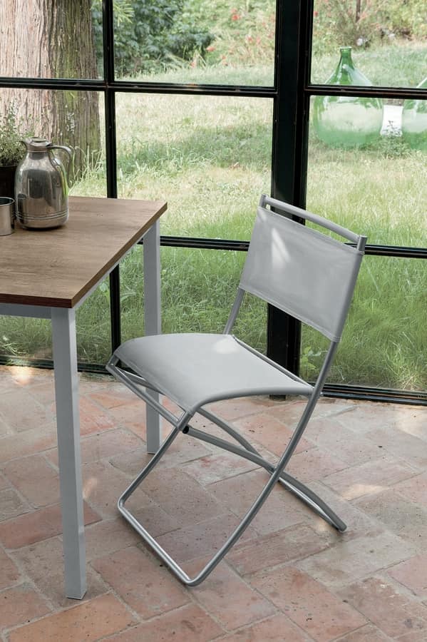 Silla plegable acolchada para patio, sillas reclinables ajustables para  exteriores con mesa de vidrio templado (rojo)