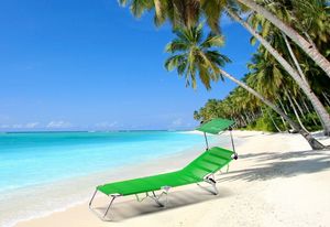 Cama de playa plegable Cancun - CA800UVA, Cama plegable con el pabelln de la playa