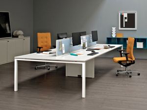 Asterisco In task desk 4, Soluciones de mobiliario de oficina