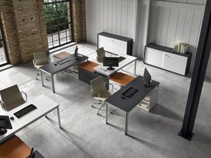Zefiro comp.9, Estaciones de trabajo adecuados para la oficina moderna