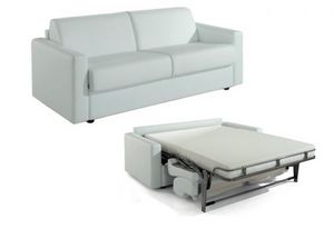Art. 11949 Maxi sof� cama en piel sint�tica, Maxi sof� cama convertible en c�moda cama de matrimonio