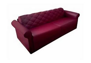 Art. 11950 Maxi sof� cama cl�sico en piel sint�tica, Sof� cama de estilo cl�sico