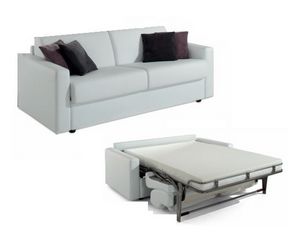 Art. 12347 Sof� cama mediano en piel sint�tica, Sof� cama con un estilo moderno y elegante