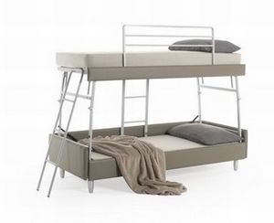 Art. 30231 Cama convertible en 2 literas, Cama acolchada, convertible en 2 literas