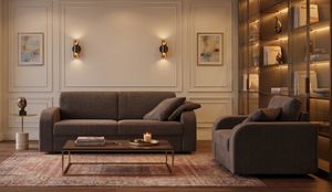 BRIO, Sof� cama con tapizado completamente desenfundable