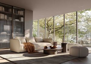 Kirk, Sof� cama de dise�o, con funda completamente desenfundable.