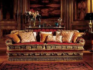 Angelica sofa, Sofá de lujo, hecho a mano, estilo clásico