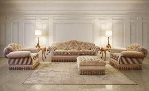 Glicine sof�, Sof� de estilo cl�sico, elegante y refinado